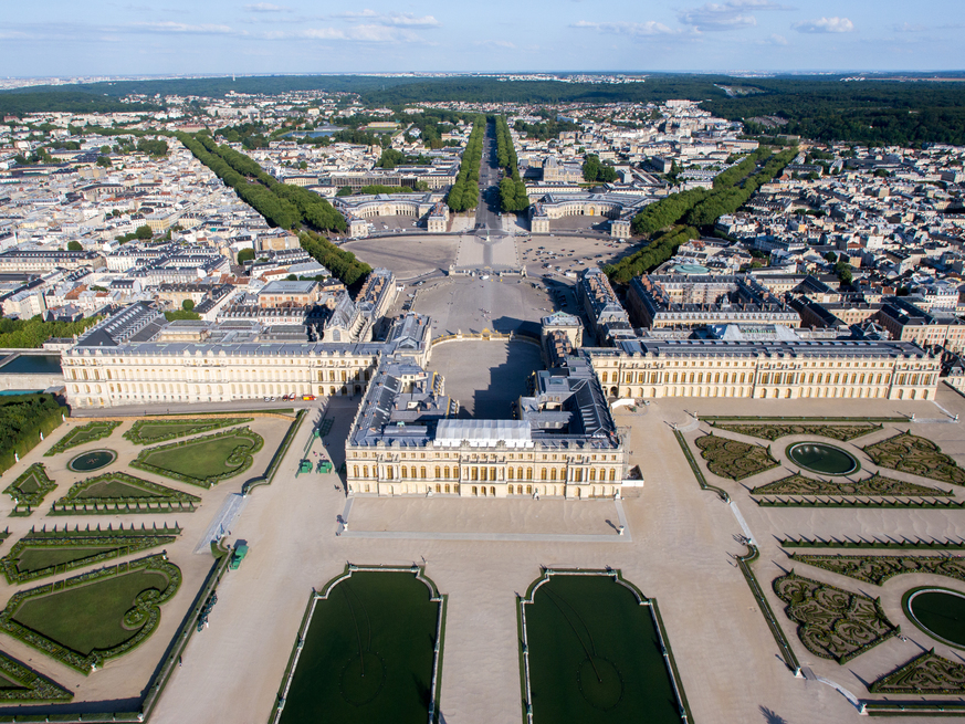 插图 258 凡尔赛宫主体建筑鸟瞰